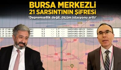 Bursa merkezli 21 sarsıntının şifresi! ‘Depremsellik değil, ölçüm istasyonu arttı’