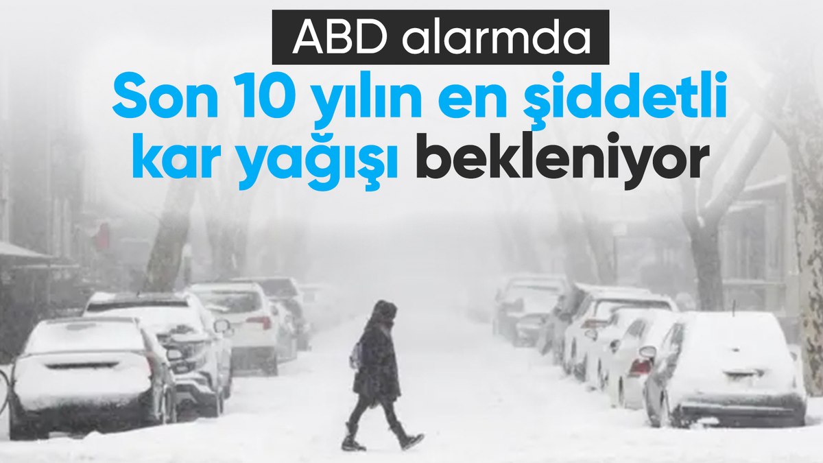 ABD’de kar alarmı: 5 eyalette olağanüstü hal ilan edildi